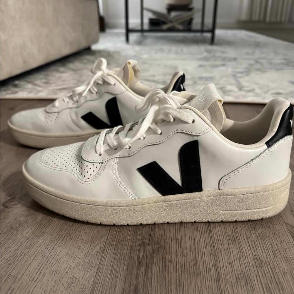 Veja V-10 Leather Shoes - Men's